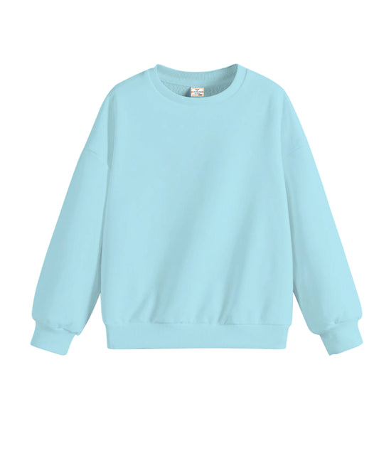 Boys & Girls Solid Pure Cotton Sweatshirt from age 6m to 8 years