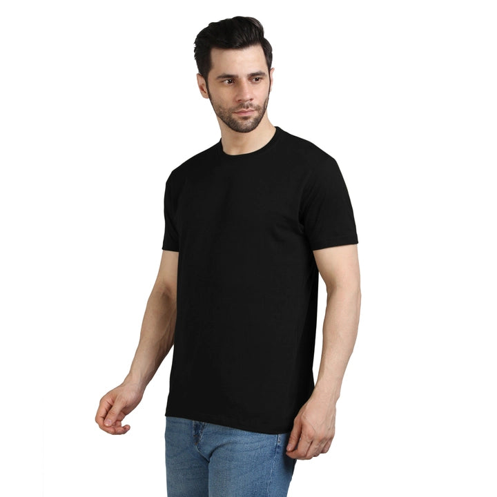 Men's Half Sleeve T-Shirt Solid Plain | Pure Cotton |Regular Fit