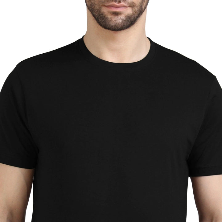 Men's Half Sleeve T-Shirt Solid Plain | Pure Cotton |Regular Fit