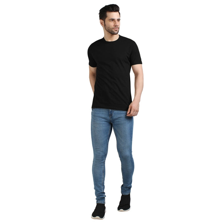 Men's Half Sleeve T-Shirt Solid Plain | Pure Cotton |Regular Fit