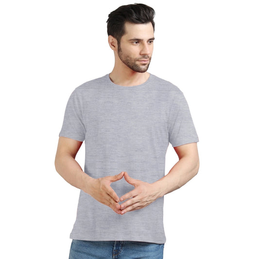 Men's Half Sleeve T-Shirt Solid Plain | Pure Cotton |Regular Fit