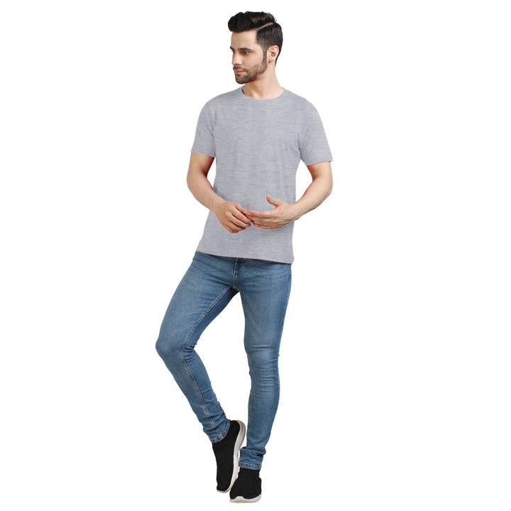 Men's Half Sleeve T-Shirt Solid Plain | Pure Cotton |Regular Fit