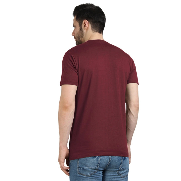 Men's Half Sleeve T-Shirt Solid Plain | Pure Cotton |Regular Fit