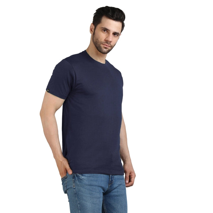 Men's Half Sleeve T-Shirt Solid Plain | Pure Cotton |Regular Fit