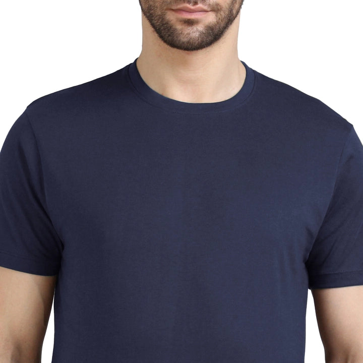 Men's Half Sleeve T-Shirt Solid Plain | Pure Cotton |Regular Fit