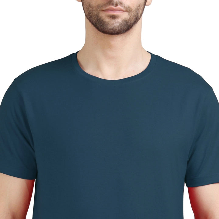 Men's Half Sleeve T-Shirt Solid Plain | Pure Cotton |Regular Fit