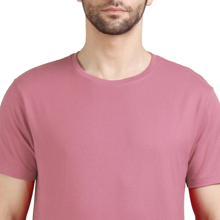 Men's Half Sleeve T-Shirt Solid Plain | Pure Cotton |Regular Fit