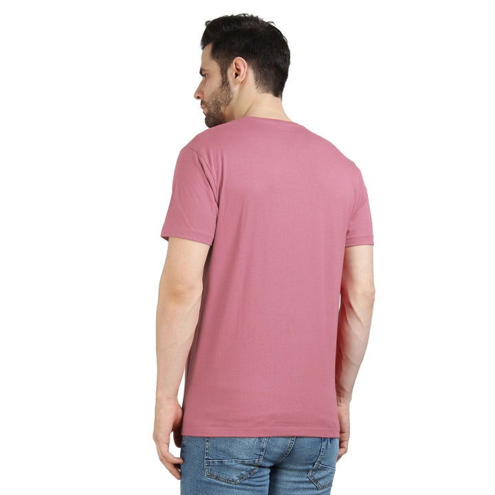 Men's Half Sleeve T-Shirt Solid Plain | Pure Cotton |Regular Fit