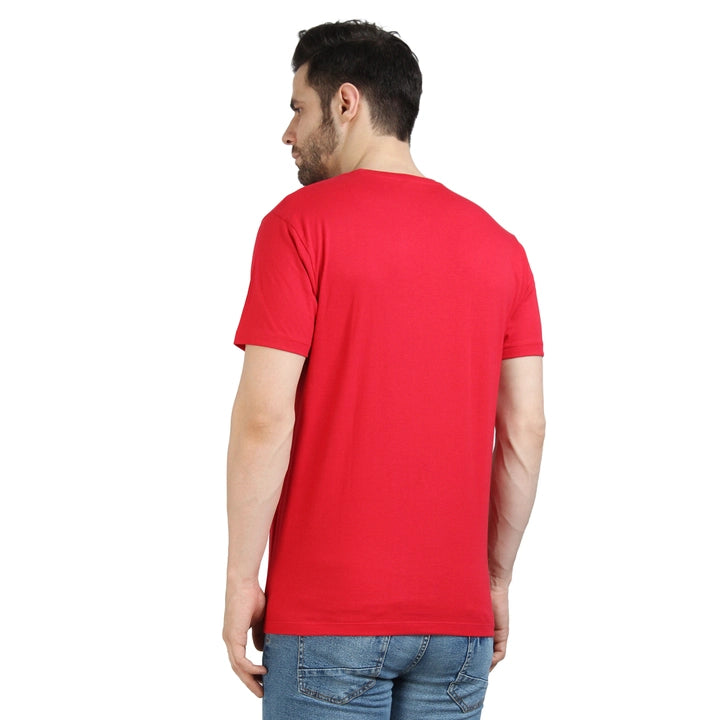 Men's Half Sleeve T-Shirt Solid Plain | Pure Cotton |Regular Fit