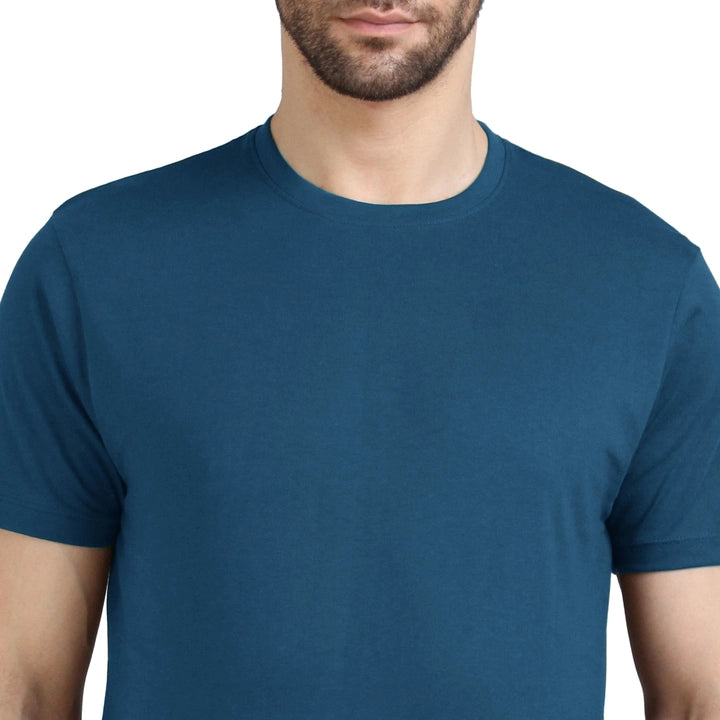 Men's Half Sleeve T-Shirt Solid Plain | Pure Cotton |Regular Fit