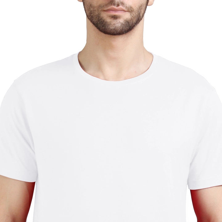 Men's Half Sleeve T-Shirt Solid Plain | Pure Cotton |Regular Fit