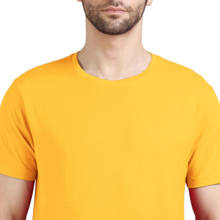 Men's Half Sleeve T-Shirt Solid Plain | Pure Cotton |Regular Fit