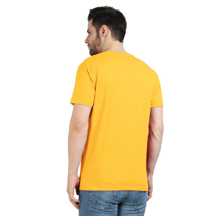 Men's Half Sleeve T-Shirt Solid Plain | Pure Cotton |Regular Fit