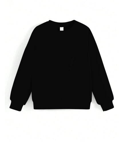 Boys & Girls Solid Pure Cotton Sweatshirt from age 6m to 8 years