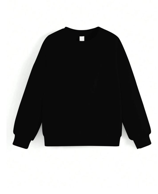 Boys & Girls Solid Pure Cotton Sweatshirt from age 6m to 8 years