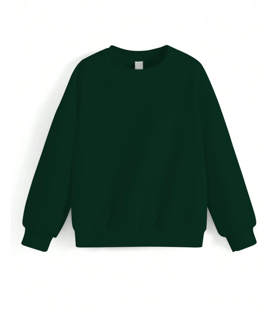 Boys & Girls Solid Pure Cotton Sweatshirt from age 6m to 8 years