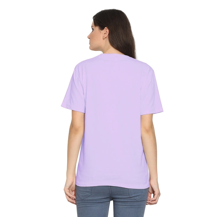 Womens's Half Sleeve T-Shirt Solid Plain | Pure Cotton | Regular Fit