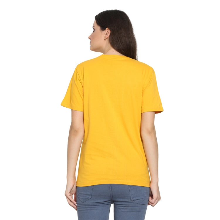 Womens's Half Sleeve T-Shirt Solid Plain | Pure Cotton | Regular Fit