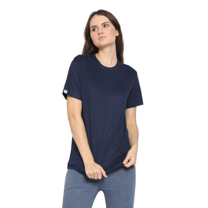 Womens's Half Sleeve T-Shirt Solid Plain | Pure Cotton | Regular Fit