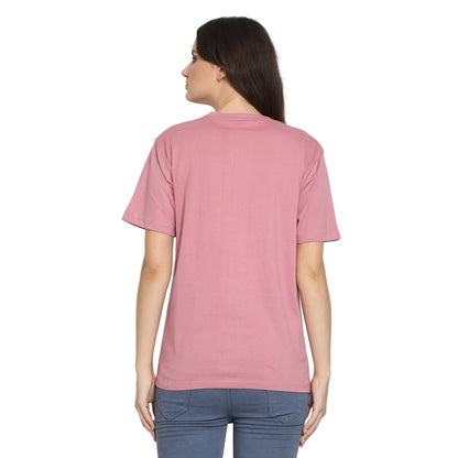 Womens's Half Sleeve T-Shirt Solid Plain | Pure Cotton | Regular Fit