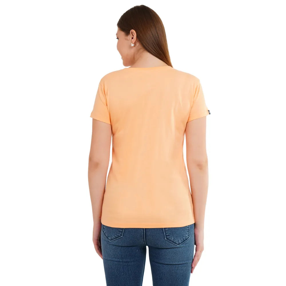 Womens's Half Sleeve T-Shirt Solid Plain | Pure Cotton |Slim Fit