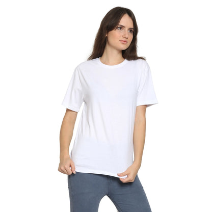 Womens's Half Sleeve T-Shirt Solid Plain | Pure Cotton | Regular Fit