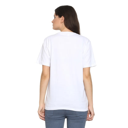 Womens's Half Sleeve T-Shirt Solid Plain | Pure Cotton | Regular Fit